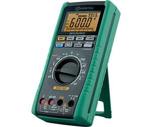Kyoritsu KEW 1052 mutlimetro numérique TRMS/valeur moyenne avec haute précision pour la mesure de tension AC/DC, Courant AC/DC, Résistance, Continuité, Test Diode, capacité, fréquence, gris