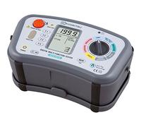 Kyoritsu KEW 6016 multifonction numérique pour mesure continuité des conducteurs de protection et equipotenziali, impédance résistance d'isolement, bague de Panne, résistance de terre, sens cyclique des FSI, gris