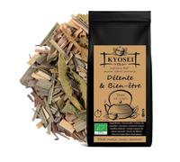 Kyosei Tea - Infusion Bio “Détente & Bien-Être” - Vrac 80 g - Romarin, Thym & Verveine - Saveur Citron & Lavande - Sans OGM & Sans Gluten