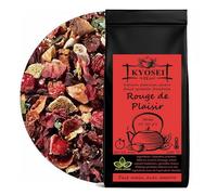 Kyosei Tea - Infusion Premium “Rouge de Plaisir” - Vrac 100 g - Pomme, Hibiscus & Fruits Rouges - Fraise, Groseille & Framboise - Infusion Gourmande & Acidulée - Sans OGM & Sans Gluten