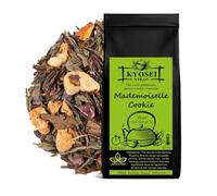 Kyosei Tea - Mademoiselle Cookie Bio Premium - Vrac 100 g - Thé vert Bancha & Houjicha - Noix, Vanille & Fève de Cacao - Infusion Gourmande & Ronde - Sans OGM