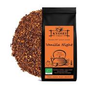 Kyosei Tea - Rooibos Bio “Vanilla Night” - Vrac 100 g - Rooibos Naturel à la Vanille - Infusion Douce, Gourmande & Sans Théine - Sans OGM & Sans Gluten