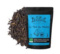 Kyosei Tea - Thé du Matin Bio Premium - 50 Sachets Pyramide Biodégradables - Thé Noir Darjeeling Bio - Goût Léger & Fleuri - Sans OGM & Sans Gluten