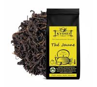 Kyosei Tea - Thé Jaune Premium - Vrac 80 g - Thé Rare de Chine à l’Arôme Doux & Fleuri - Feuilles Entières & Goût Subtil - Sans OGM & Sans Gluten
