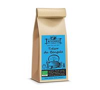 Kyosei Tea - Thé Noir Bio Premium “Trésor du Bengale” - 100g Vrac - Assam Bio & Épices Chai (Cannelle, Gingembre, Cardamome, Clou de Girofle) - Thé Chai Authentique & Éthique