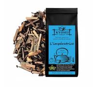 Kyosei Tea - Thé Noir Premium “L’Impératrice” - 100g Vrac - Assam & Inde du Sud - Citronnelle & Orange - Mélange Élégant & Rafraîchissant issu de l’Agriculture Durable
