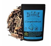 Kyosei Tea - Thé Noir Premium “L’Impératrice” - 15 Sachets Pyramide Biodégradables - Thé Noir Assam & Inde du Sud - Citronnelle & Orange - Sans OGM & Sans Gluten