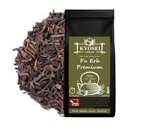 Kyosei Tea - Thé Pu Erh Premium - Vrac 100 g - Feuilles du Yunnan Millénaire - Arôme Épicé de Terroir & Tasse Rougeâtre - Sans OGM & Sans Gluten