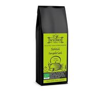 Kyosei Tea - Thé Vert Bio Premium "Soleil Impérial" - Vrac 100g - Thé Vert Sencha & Thé Blanc aux Fruits Exotiques et Bergamote - Infusion Florale & Fruité