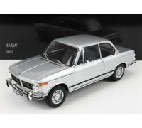 Modèle réduit de voiture - KYOSHO - BMW 2002 TII 1972 - Argent - Intérieur - 1:18