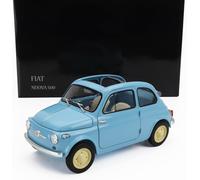 KYOSHO 1/18 FIAT 500D CABRIOLET OPEN 1960 CÉLESTE MODÈLE STATIQUE DIECAST