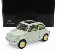 KYOSHO 1/18 FIAT 500D CABRIOLET OUVERT 1960 VERT MODÈLE STATIQUE DIECAST