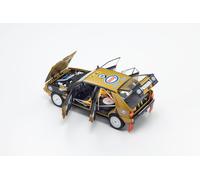 KYOSHO 1/18 LANCIA DELTA HF INTÉGRALE RALLY 1987 TABATON MODÈLE STATIQUE