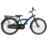 Kyoso X-Rider Vélo pour enfant Nexus-3 de 24 pouces avec frein à rétropédalage - bleu foncé/turquoise