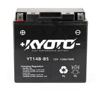 Kyoto Batterie moto YT14B-BS SLA-AGM sans entretien 12V 12Ah – Yamaha 1000 FZS 2001–2005
