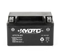 KYOTO Batterie YTX7A-BS SLA-AGM pour moto 12V 6Ah sans entretien prête à l'emploi