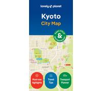 Lonely Planet – Kyoto City Map – Anglais – 2e édition – Broché