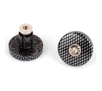 KYOTO - Embouts Guidon Moto Plats Ø13 Carbon