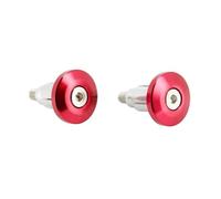 KYOTO - Embouts Guidon Moto Plats Ø13 Rouge