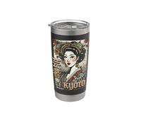 Kyoto Japon Geisha Gobelet isotherme en acier inoxydable double paroi