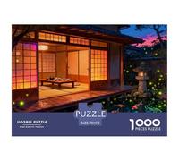 Kyoto Machiya Tea House Puzzle en Bois Imperméable Puzzles De 1000 Pièces pour Adultes Défi Et Casse-tête Jeux De Stimulants