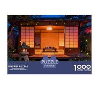 Kyoto Machiya Tea House Puzzle en Bois Imperméable Puzzles De 1000 Pièces pour Adultes Impossible Jeux De Stimulants