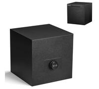 KYPEEKA Tirelire en Forme de Cochon pour Adultes, Mot de Passe en Acier Inoxydable, réutilisable, Tirelire en métal avec Serrure à Combinaison pour économiser de l'argent (Noir, 20 cm)