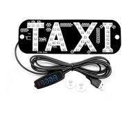 KYPSZQPSH 1 panneau de taxi à LED bicolore rouge et vert for vitre de voiture, pare-brise, cabine