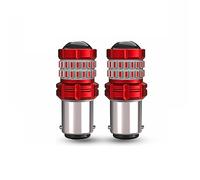 KYPSZQPSH 2 pièces 1157 P21/5W BAY15D rouge ampoule LED feux de freinage Canbus PR21 BAZ15D P21/4W Auto DRL feux de circulation diurnes (Color : red, Size : 1157 BAZ15D P21-4W)