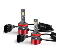 KYPSZQPSH 3000K H4 Phare De Voiture H7 LAMPE À LED Vert Citron H7 H4 LED Auto H11 H8 H1 HB3 HB4 H4 LED Ampoule 80W Phare De Moto 12V (Size : H11)