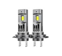 KYPSZQPSH Lot de 2 Ampoules de phares LED 6000K 300W Turbo H7 H4 CANBUS Lights 30000LM Mini Lampe 3580 CSP sans Fil for Voiture LED avec Ventilateur(H7)