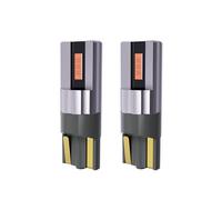 KYPSZQPSH Lot de 2 ampoules LED T10 W5W haute puissance for rétroviseur intérieur de voiture, Canbus 1860 CSP, indicateur de dégagement, lampe de signalisation(PINK_T10)