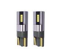 KYPSZQPSH Lot de 2 ampoules LED T10 W5W haute puissance for rétroviseur intérieur de voiture, Canbus 1860 CSP, indicateur de dégagement, lampe de signalisation(WHITE_T10)