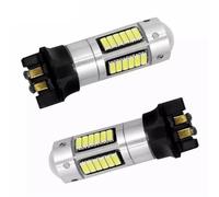 KYPSZQPSH Lot de 2 clignotants LED PWY24W 4014 30 SMD DRL, feux de jour, CANBUS, feux antibrouillard for voiture(White)
