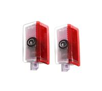 KYPSZQPSH Lot de 2 emblèmes de bienvenue for portières de voiture, compatibles avec les modèles ACE, GLC, GLA, GLE, GLB, classe W177, W205, W212, W213, X253, X156, W166, X247(For Mercedes logo)