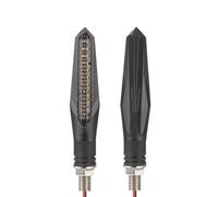 KYPSZQPSH Lot de 4 ou 2 clignotants arrière à LED for moto, 12 V, flèche, feu clignotant ambre(2PCS)