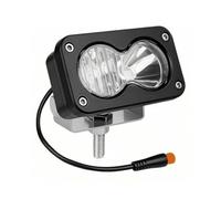 KYPSZQPSH Phare de vélo électrique de style Baja for Ridstar Q20,luminosité 6800 K, tension large de 10 V à 80 V, 30 W tout en aluminium tout-terrain(Amber light (3-pin plug))