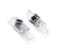 KYPSZQPSH Projecteur laser de bienvenue à LED for portière de voiture, compatible avec les modèles R, GL, ML, Classe M, X164, W215, W164 4MATIC, ML300, ML500, R300, R320(For Mercedes logo)