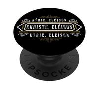 Kyrie Eleison Lord Christe Messe Latine Traditionnelle PopSockets PopGrip Adhésif