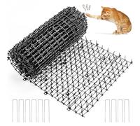 Kyrieval Tapis Anti-Chat avec 10 Ongles Anti Chat Exterieur, pour Les Jardins Intérieurs et Extérieurs 200 x 30 cm