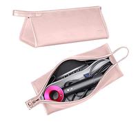 Kyrio Sac de rangement étanche pour sèche-cheveux compatible avec sèche-cheveux Dyson Supersonic - Sac de rangement portable de voyage - Sac de rangement portable anti-poussière (rose)