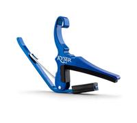 Kyser Capodastre Quick-Change pour guitares acoustiques à 6 cordes (Bleu)