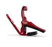 Kyser Capodastre Quick-Change KG6MA pour guitares acoustiques à 6 cordes Érable Rouge Rubis