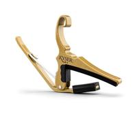 Kyser Capodastre Quick-Change pour guitares acoustiques à 6 cordes, Or, KG6G