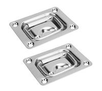 KYsongyiX 304 Less Steel ull Handle, Marine g Handle, 76 X 57mm Recessed Pull with Polished, t for Yacht