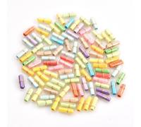 KYSUN Capsule Lettres Message dans une Bouteille en Verre, 100 PCS Bouteille Capsule Letters Message pour Ami/Petite Amie Anniversaire Saint Valentin