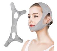 KYSUN Ceinture anti Ronflement, Solution de Ronflement Mentonnière Réglable, Sangle de Mâchoire Respirante, Dispositif de Sangle Anti-Ronflement, Bandeau Mentonniere Anti Ronflement (Gris)