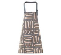 KYSUN Tablier Réglable avec Poches, Imperméable Tabliers de Cuisine pour Femmes, Tabliers Fleuris, Tablier à Bavette à Col Réglable Tabliers de Chef Floraux, pour Pâtisserie, Barbecue (rayures)