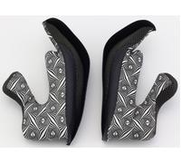 KYT Cross Over Coussinets de joue, gris, Taille L
