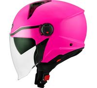 KYT D-City, casque de jet XL Fuchsia Néon Fuchsia Néon